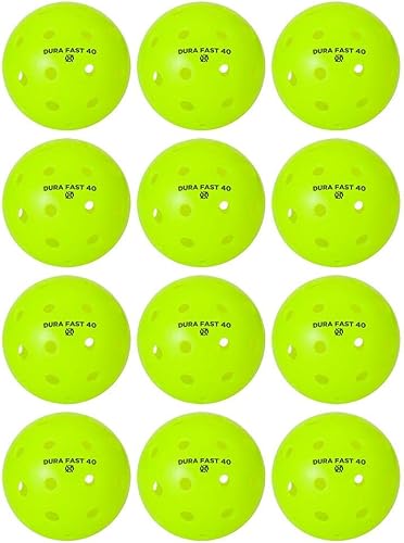 Dura Fast 40 outdoor pickleballs dozen