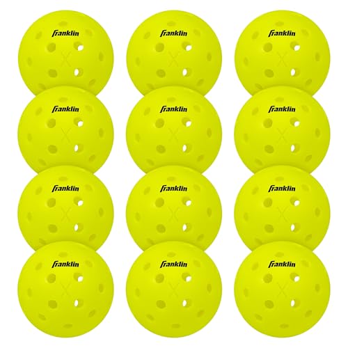 Franklin X-40 outdoor pickleballs 12-pack